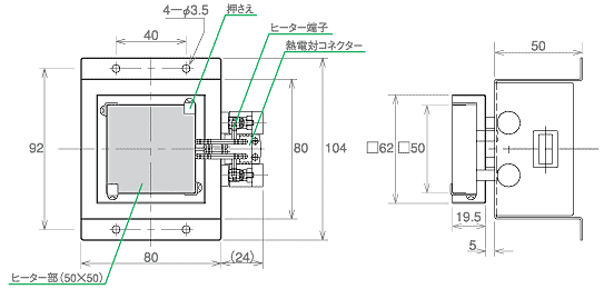 マイクロALNホットプレート