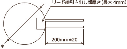 丸型寸法図